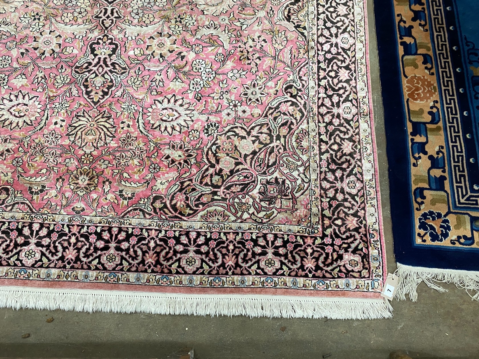 A North West Persian pink ground carpet, 280 x 186cm